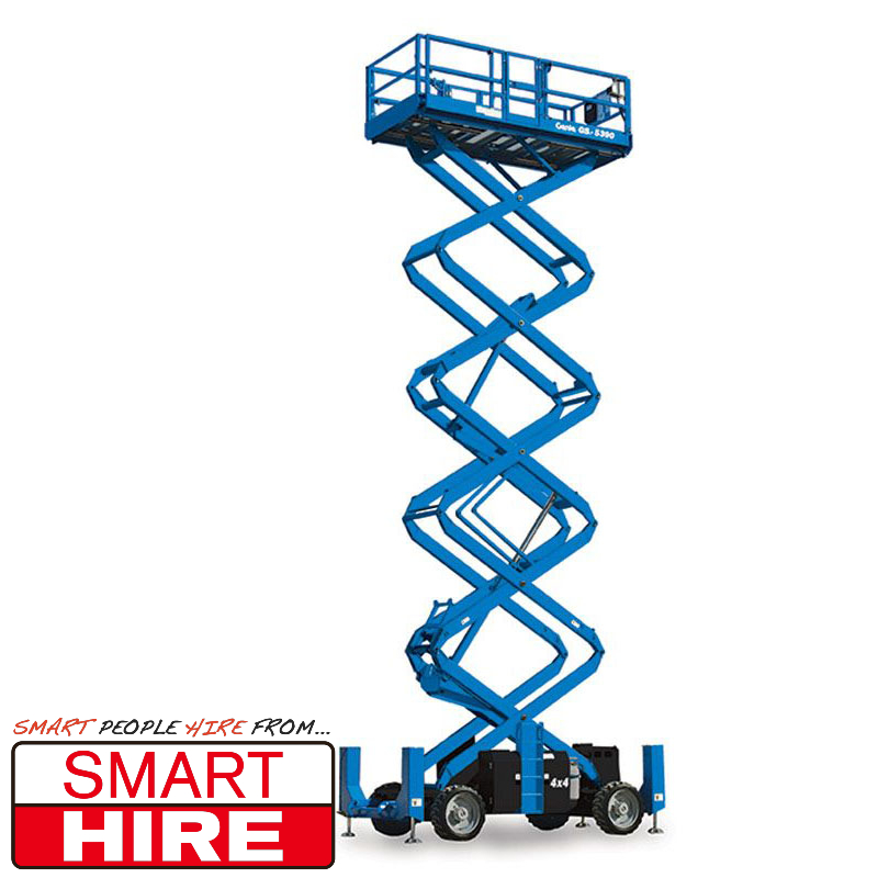 Edit Product 16m (53ft) All Terrain Scissor Lift Hire Melbourne